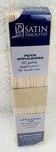 Satin Smooth 50 PETITE APPLICATORS Eyebrows Accessories Wood Sticks Waxi... - $240.15 MXN
