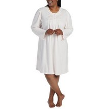 Miss Elaine Plus Size Geo-Embossed Short Nightgown, Size 3X - £35.18 GBP