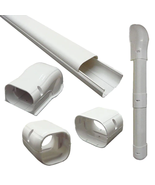 7.5 Ft Line Set Cover Kit 3″ for Mini Split Central Air Conditioner Heat... - $650.97 MXN