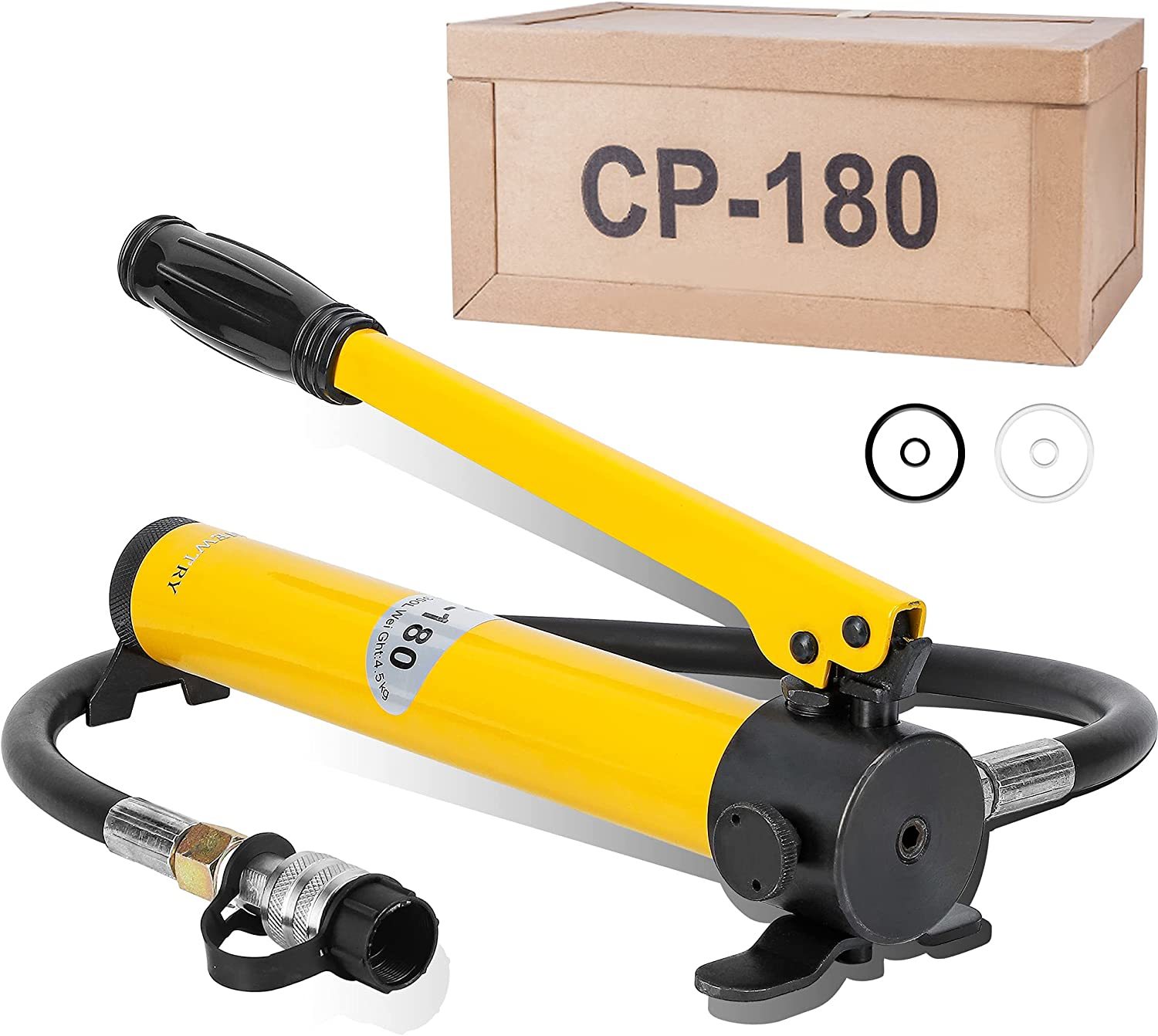 Newtry Cp-180 Manual Hydraulic Hand Pump Single Acting 853 Psi For Separ... - $116.93