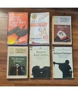 Lot Of 6 Book Lot: Shakespeare, Maya Angelou, Ray Bradbury - €18,82 EUR