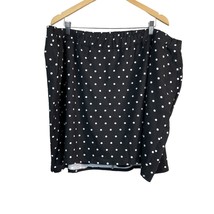 Catherines Skort Womens 3X 26/28W Plus Black Polka Dot Suprema Pockets S... - £17.28 GBP