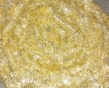 30 FT Gold Vintage Tinsel Christmas Tree Garland 2&quot; W - £12.09 GBP