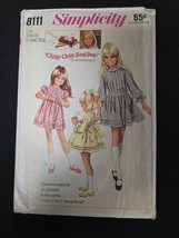 Simplicity Pattern 8111 Chitty Chitty Bang Bang Sz 10 Girls Dresses 1969... - $9.68 CAD