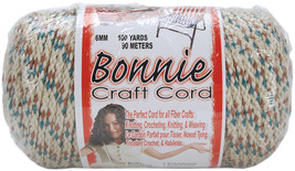 Bonnie Macrame Craft Cord 6mmX100yd-Sandlewood - £17.14 GBP