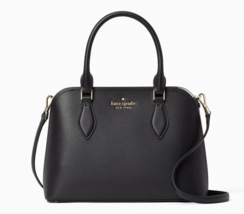 New Kate Spade Darcy Small Satchel Grain Leather Black - £98.63 GBP