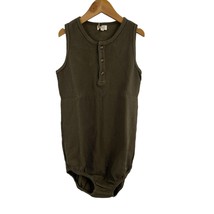 The Simple Folk Seeker Romper Organic Cotton Olive Size 7/8 Year New - £21.97 GBP