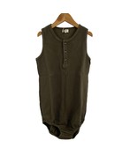 The Simple Folk Seeker Romper Organic Cotton Olive Size 7/8 Year New - $28.06