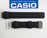 Genuine Casio  Watch Band Strap Black Rubber 2PINS AMW-701 Hunting Timer - $32.95