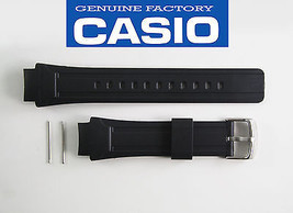 Genuine Casio  Watch Band Strap Black Rubber 2PINS AMW-701 Hunting Timer - £26.03 GBP