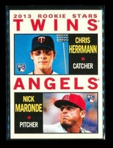 2013 Topps Heritage Rookie Baseball Card #116 Herrmann Twins Maronde Angels - £6.57 GBP