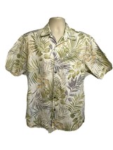 Tori Richard Vintage Hawaiian Floral Button Front Shirt Medium Pocket USA Cotton - £31.64 GBP