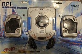 RPI CD-55 Sport Portable CD Player &amp; Mini Speaker System In Original Packaging  - £33.32 GBP