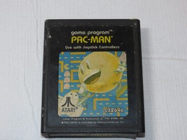 Game Program Pac-Man 1981 CX2646 Atari vintage video cartridge PacMan RARE - £10.08 GBP