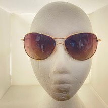 #5806 Foster Grant Auistor Sunglasses Vintage Gold Wrap - $25.17