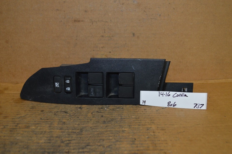 14-16 Toyota Corolla Driver Master Switch OEM Door 7423202E70 Window 737... - $21.55