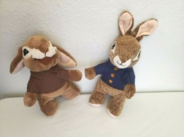 Dan Dee Peter Rabbit Benjamin Bunny Plush Lot Stuffed Animals 8&quot; - £13.42 GBP