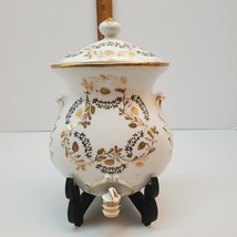 VINTAGE WHITE PORCELAIN WALL ARDALT FOUNTAIN WATER DISPENSER with lid &amp; ... - £50.97 GBP