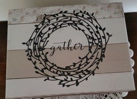 Jo Moulton ~ "gather" ~ Cardboard Storage Box ~ Flower/Wood Design ~ Sma... - $551.77 MXN Jo Moulton ~ "gather" ~ Cardboard Storage Box ~ Flower/Wood Design ~ Sma... - $551.77 MXN