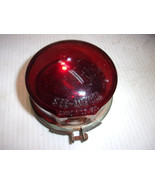 SEE-WHEEL red/clear glass STOP light lens Ford Chevy Hot Rod Custom 3&quot; - $54.45