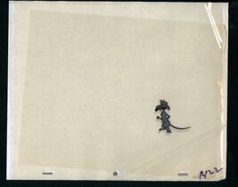 RATSO WALKING The Brave Little Toaster painted animation cel art drawing... - $12.50