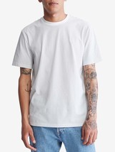 Calvin Klein Mens Classic Fit Double Dot Crewneck Short-Sleeve T-Shirt W... - £17.37 GBP