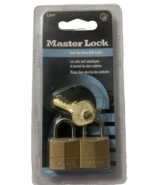 Master Lock 120T Steel Shackle Solid Brass Keyed Body Padlock 3/4 in. - £7.44 GBP