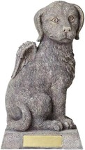 Windhaven Urns Pet Memorial Angel Dog Cremation Urn Bottom Load 45 Cubic Inch... - £35.46 GBP