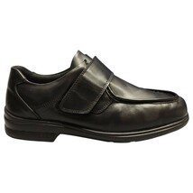 Cosyfeet Uniform Dress Shoes Mens US 13 Black Leather Round Toe Hook &amp; L... - $99.89