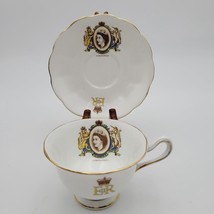 Vintage Royal Albert Cup Queen Elizabeth Coronation Cup &amp; Saucer England... - $74.79