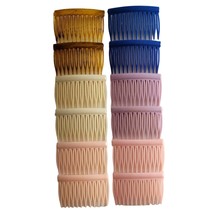 Vtg lot of 1.5” Goody Hair Combs Kant Slip Assorted Colors 12 Count Made In USA - £26.24 GBP