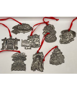 Madison Ave Twas the Night Before Christmas Pewter Ornament set of 8 - £13.00 GBP