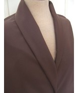 4yd WINTER WGT ITALIAN DESIGNER BROWN SUPER 180 CASHMERE WOOL GABARDINE ... - $149.29