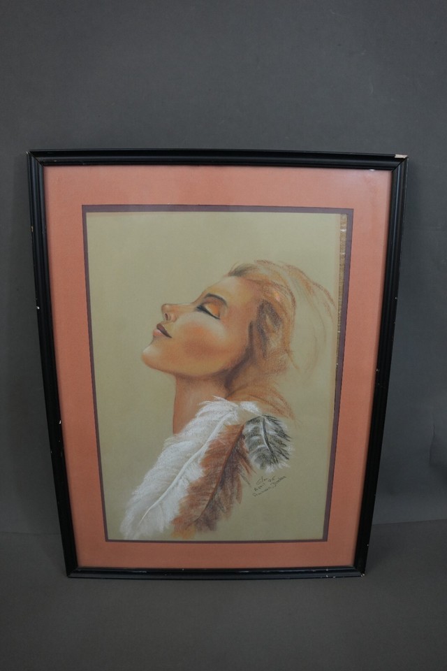 Original Oil Painting 1995 Jordanian Artist Size 24" by 17" Item image 7