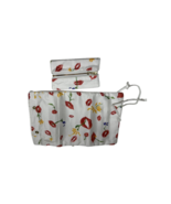 D. Porthault Travel Jewelry Roll in Red Lips Print w/3 Zippered Compartm... - $402.54 CAD
