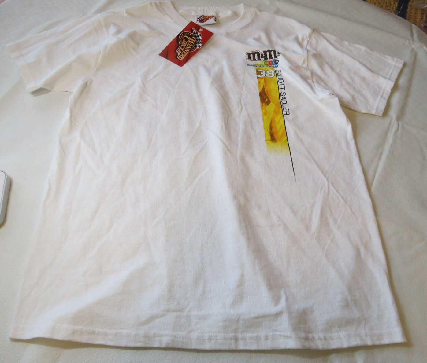 Winners Circle Adult L  t shirt NASCAR Elliott Sadler 38 M&amp;M Racing Team... - $18.01