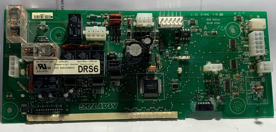 Primary image for NEW Washer Computer Board COIN OP DRS6, 62201251, for Maytag P/N: 2201251�[IH]