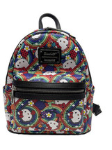 Loungefly Sanrio Hello Kitty Rainbow Abstract Mini Backpack Multicolor Zip Bag - £78.34 GBP