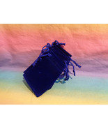 10 Purple Velvet Jewelry Pouch Drawstring Travel Gift Bag 2&quot; X 3&quot; - £3.10 GBP
