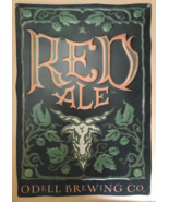 Odell Brewing Red Ale Goat Metal Beer Sign Colorado Craft Fort Collins M... - €34,97 EUR