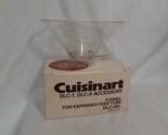 VTG Cuisinart Funnel For Expanded Food Tube, Plastic, Replacement DLC-05... - £6.07 GBP