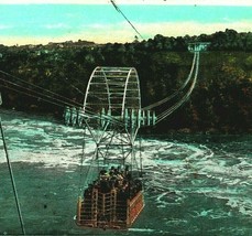Niagara Falls New York NY Aero Cable Over Whirlpool Falls 1920s Vtg Postcard UNP - £3.09 GBP