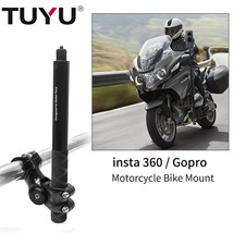 Tuyu Motorcycle Bicycle Invisible Handlebar Mount Bracket for Gopro Max Insta360 - $22.28+