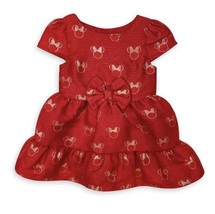 Disney Store Minnie Mouse Red/Gold Holiday Dress for Baby Girl Sz 3-6M NEW - £27.68 GBP