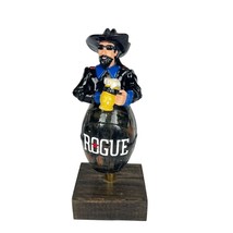ROGUE William Shakespear Stout Draft Beer Tap Handle Oregon Cowboy Keg - $74.25
