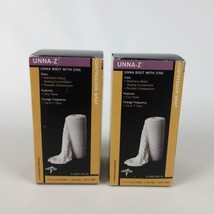 (Lot of 2) Medline UNNA-Z Unna Boot w/ Zinc 4 in. x 10 Yds Latex Free Sealed New - £19.77 GBP