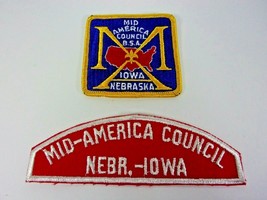 Mid America Council Boy Scout Bsa Shoulder Patch Csp Cp Mac Ne Iowa Vintage - $11.71