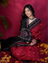 Indian Sambalpuri Handloom Cotton Saree - Perfect for Weddings &amp; Celebra... - $95.13