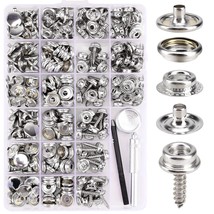 323 Piece Canvas Snap Kit, Marine Grade Stainless Steel (Caps, Sockets, ... - $44.99