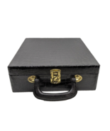 Black Croc Design Vintage 24 Count Audio Cassette Holder Storage Case - $24.74